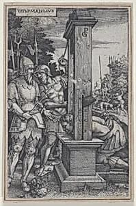 Titus Manlius, from "Roman Heroes" by Georg Pencz