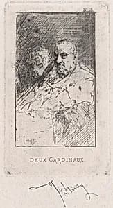 Two cardinals by Mariano Fortuny, 1838–1874