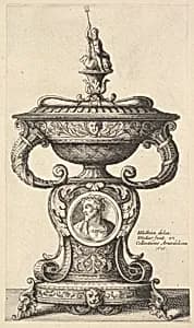 Two handled cup by Wenceslaus Hollar|Hans Holbein the Younger