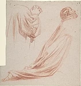 Two Kneeling Figures