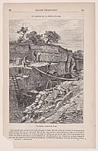 Une carrière; from Magasin Pittoresque by François Rouget|Charles Jacque