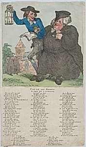 Vicar & Moses by Hannah Humphrey|Thomas Rowlandson