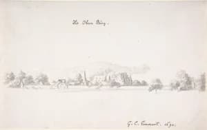 View of the castle at Oberbürg