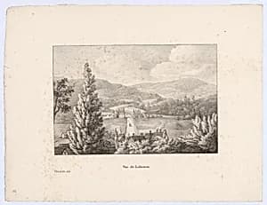 Vue de Lebanon by Charlotte Bonaparte|Michel-Ghislain Stapleaux