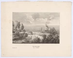 Vue du Lac Erié, Prise à Buffalo