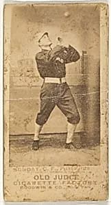 William Ashley "Billy" Sunday, Center Field, Pittsburgh, from the Old Judge series (N172) for Old Judge Cigarettes by Goodwin & Company