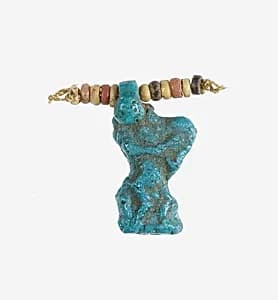 Amulet of Bes with a Tambourine by Unknown Artist