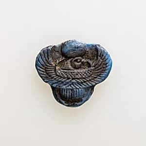 Amulet of winged scarab with falcon head by Unknown Artist