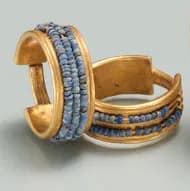 Beaded Penannular Earring by Unknown Artist