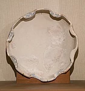 Blue-Painted Dish from Malqata by Unknown Artist