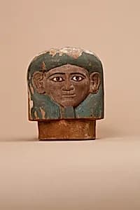 Canopic jar lid of Ukhhotep by Unknown Artist