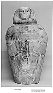 Canopic jar of Ameny by Unknown Artist