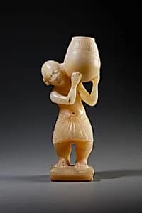 Cosmetic Vessel in the Shape of a Dwarf by Unknown Artist
