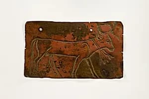 Cow plaque by Unknown Artist