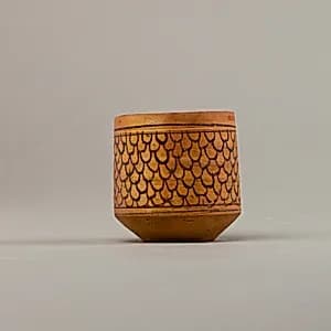 Cup with feather (?) decoration by Unknown Artist