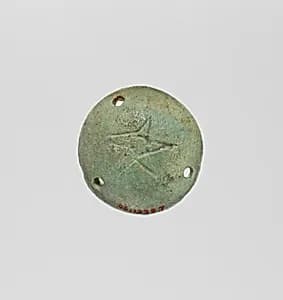 Disk inscribed with five-pointed star by Unknown Artist