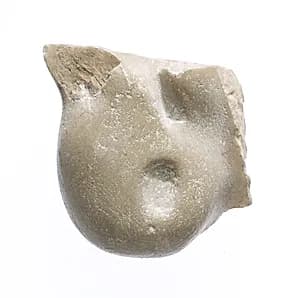 Ear lobe from a statue of king or queen by Unknown Artist