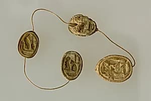 Group of Four Scarabs by Unknown Artist