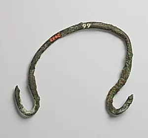 Handle from metal vase by Unknown Artist