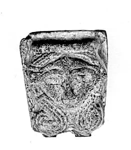 Hathor Head from a Sistrum Handle by Unknown Artist