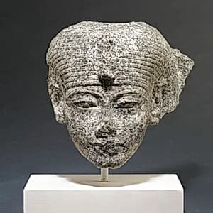 Head of a Goddess(?) by Unknown Artist