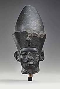 Head of King Amenemhat III by Unknown Artist