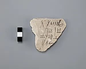 Hieratic ostracon by Unknown Artist