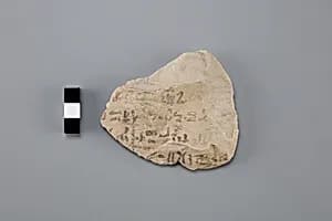 Hieratic ostracon by Unknown Artist
