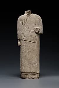 Incomplete figure in draped costume by Unknown Artist