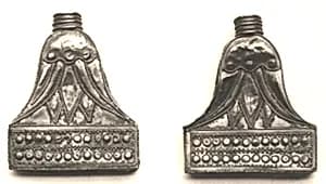 Lotus shaped terminal for collar by Unknown Artist
