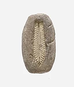 Mold for Leaf Bead by Unknown Artist