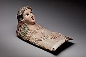 Plaster Portrait Mask of a Youth by Unknown Artist