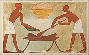 Preparing Dough, Tomb of Rekhmire by Nina de Garis Davies