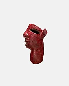 Profile face inlay by Unknown Artist