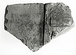 Raised relief fragment by Unknown Artist