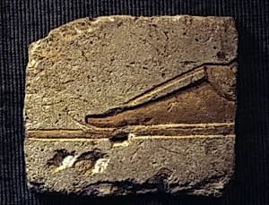 Relief with a royal foot by Unknown Artist