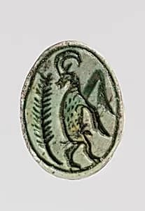 Scarab depicting a rearing ibex by Unknown Artist