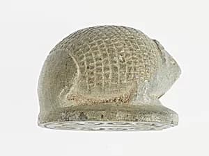 Seal amulet in the shape of hedgehog by Unknown Artist