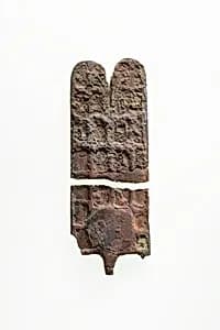 Statuette fragment, pair of feathers by Unknown Artist