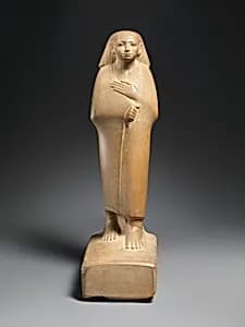 Statuette of a Cloaked Man by Unknown Artist