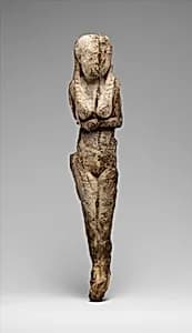 Statuette of a Standing Woman by Unknown Artist