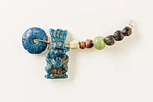 String of Beads and Bes Amulet by Unknown Artist