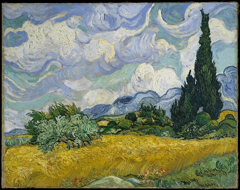 Wheat Field with Cypresses (1889) by Vincent van Gogh The Met — Wheat Field with Cypresses (1889) by Vincent van Gogh