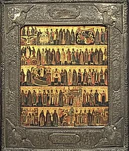 Calendar of Saints and Festivals by Russian Painter