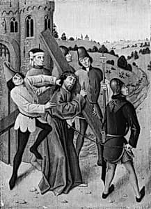 Christ Bearing the Cross by Northern French Painter
