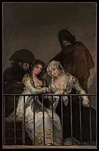 Majas on a Balcony