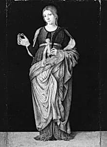 Saint Lucy by Francesco Zaganelli (Francesco di Bosio)