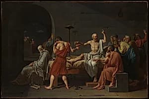 The Death of Socrates by Jacques Louis David