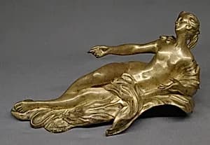 Andiron statuette by Unknown Artist