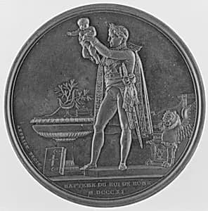 Baptism of King of Rome by Bertrand Andrieu|baron Dominique Vivant Denon|Paris Mint